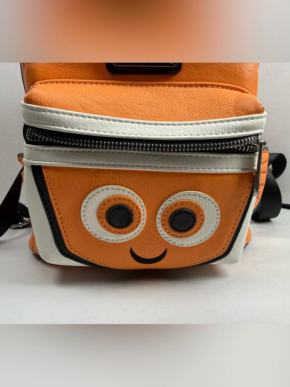 Loungefly Disney Pixar Mini Backpack Finding Nemo Orange HEART LOGO